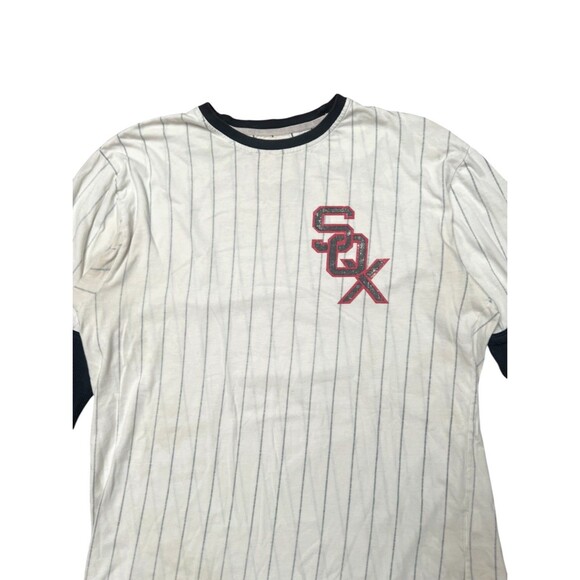 1959 Chicago White Sox Layered Jersey Shirt Youth Large Red MLB Apparel VINTAGE - Picture 4 of 11